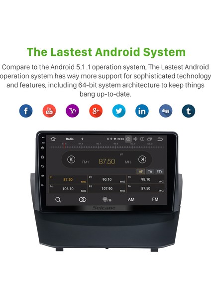 Ford Fiesta 2009-2014 Android Auto Carplay Navigasyon Multimedya Sistemi fırsatları