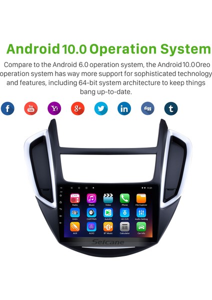 Chevrolet Trax 2014 Android Auto Carplay Navigasyon Multimedya Sistemi fırsatları