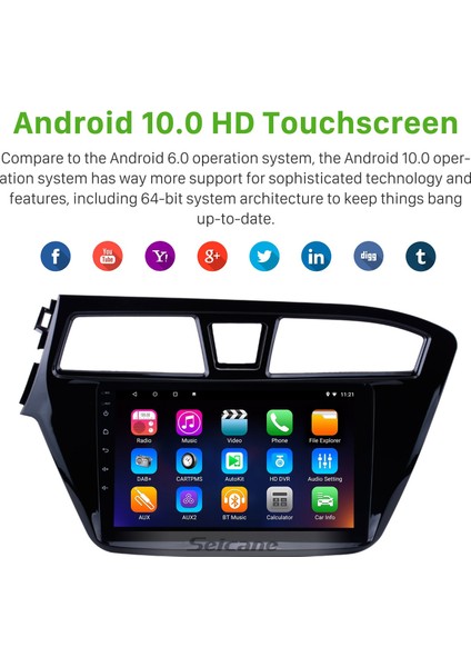 Hyundaı I20 2014-2015 Android Auto Carplay Navigasyon Multimedya Sistemi fırsatları