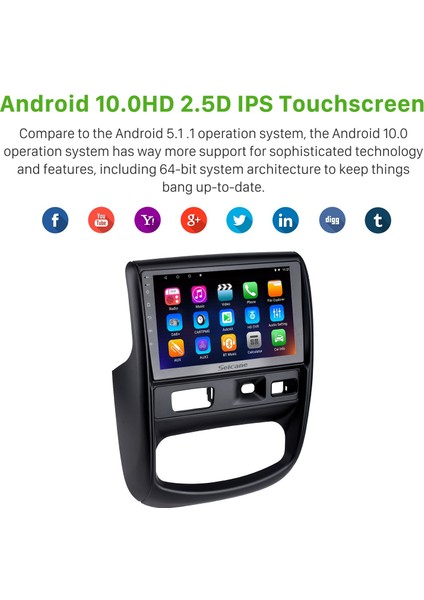 Renault Duster 2012-2020 / 2014-2016 Nıssan Terrano Android Auto Carplay Navigasyon Multimedya Sistemi fırsatları