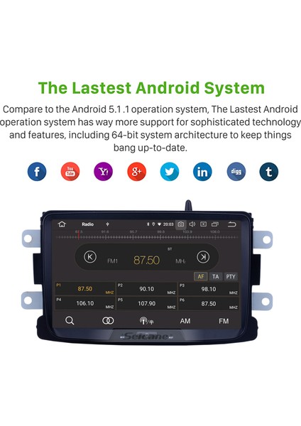 Renault Deckless Duster 2014-2016 Android Auto Carplay Navigasyon Multimedya Sistemi fırsatları