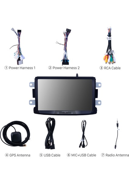 Renault Deckless Duster 2014-2016 Android Auto Carplay Navigasyon Multimedya Sistemi indirimleri