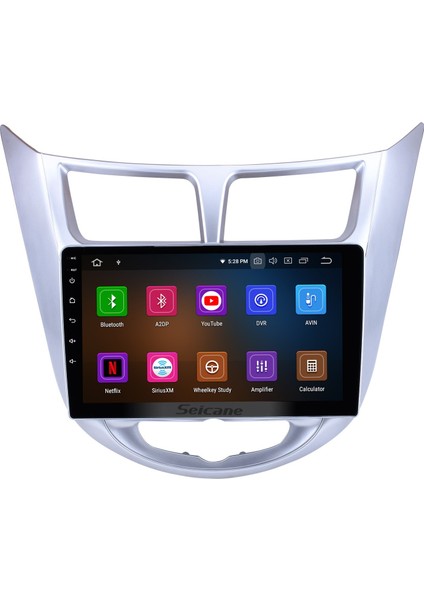 Hyundai Verna Accent Solaris Blue Wıt 2011-2013 Android Auto Carplay Navigasyon Multimedya Sistemi