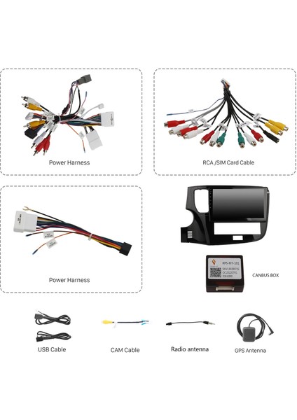 Mıtsubıshı Outlander 2020 Android Auto Carplay Navigasyon Multimedya Sistemi indirimleri