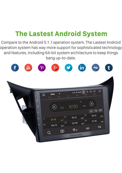Mitsubishi Lancer 2001-2007 Android Auto Carplay Navigasyon Multimedya Sistemi