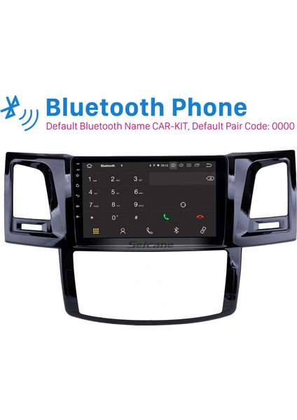 Toyota Fortuner/hilux 2008-2014 Android Auto Carplay Navigasyon Multimedya Sistemi fırsatları