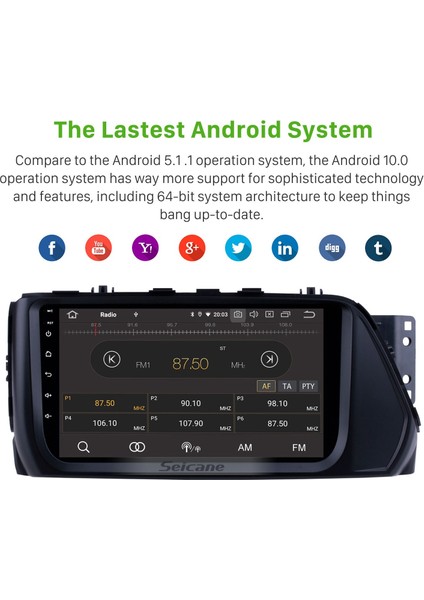 Hyundai Verna 2017 Android Auto Carplay Navigasyon Multimedya Sistemi indirimleri