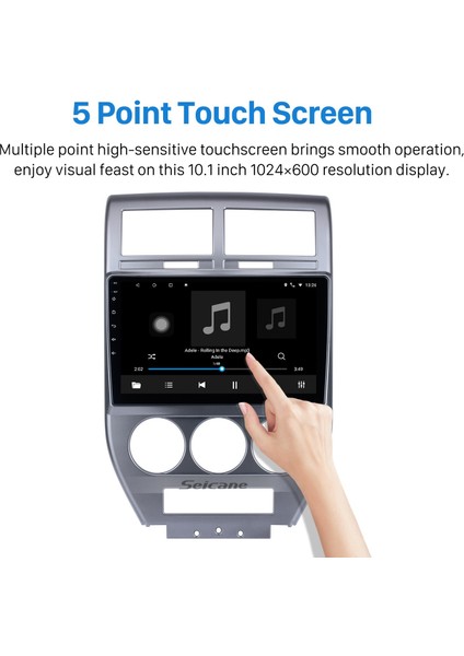 Jeep Compass 2007-2009 Android Auto Carplay Navigasyon Multimedya Sistemi indirimleri