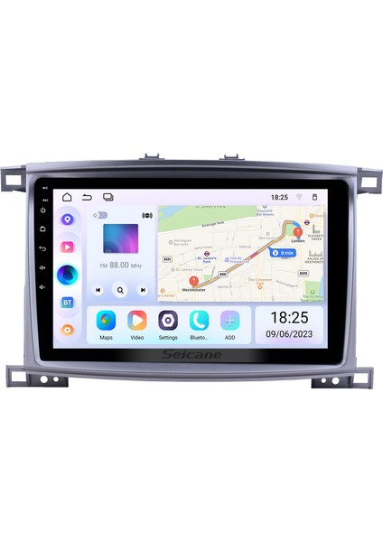 Toyota Land Cruiser 10'' Inc 2003 /2007 Navigasyon Multimedya Sistemi