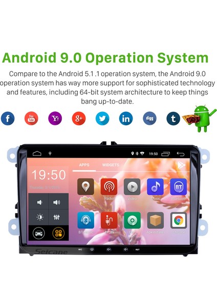 Volkswagen Magotan 2006-2012 Android Auto Carplay Navigasyon Multimedya Sistemi fırsatları