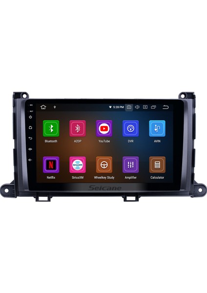 Toyota Sienna 2009-2014 Android Auto Carplay Navigasyon Multimedya Sistemi