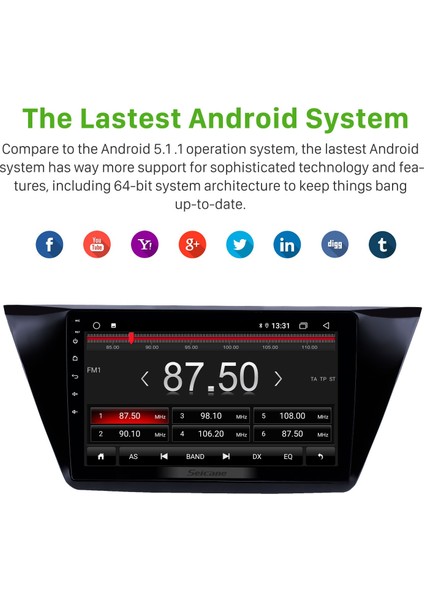 Volkswagen Touran 2016-2018 Android Auto Carplay Navigasyon Multimedya Sistemi indirimleri