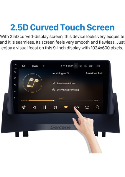 Renault Megane 2 2004-2008 Android Auto Carplay Navigasyon Multimedya Sistemi indirimleri