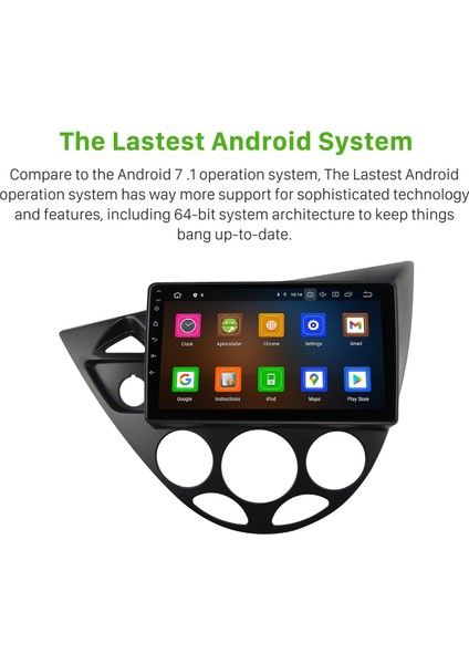 Ford Focus 1998-2005 Android Auto Carplay Navigasyon Multimedya Sistemi fırsatları