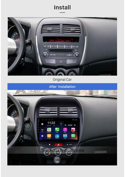 Mitsubishi Asx Old 10"inç 2010/2019 Navigasyon Multimedya Sistemi fiyatları