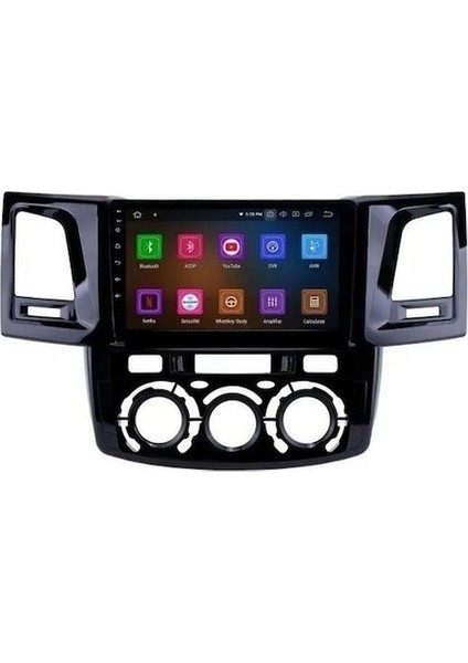 Toyota Hilux 9" 2005-2008 Manuel 3 Lü Soket 9 Navigasyon Multimedya Sistemi