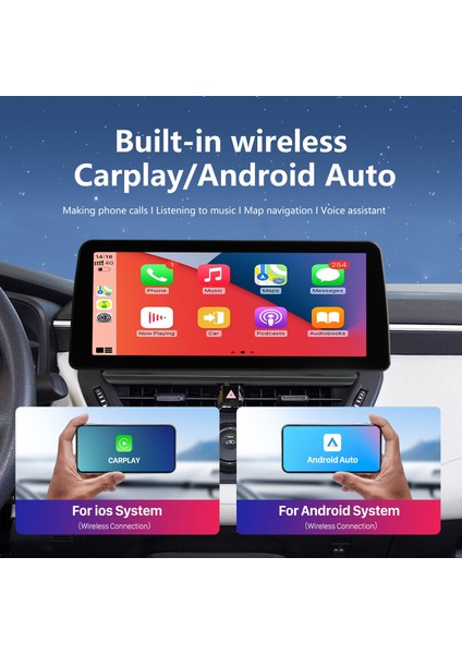 Toyota Frontlander 2019-2021 Corolla 2019 Levin 2021 Allion Android Auto Carplay Navigasyon Multimedya Sistemi