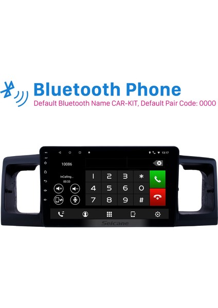 Toyota Corolla Byd F3 2005-2013 Android Auto Carplay Navigasyon Multimedya Sistemi