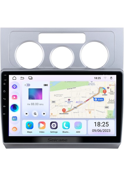 Volkswagen Touran Manuel A/c Radyo 2004-2008 Android Auto Carplay Navigasyon Multimedya Sistemi