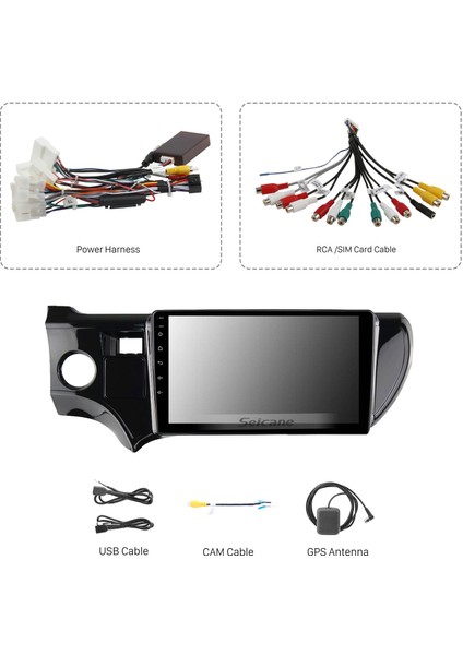 Toyota Prıus C 2012-2014 Android Auto Carplay Navigasyon Multimedya Sistemi indirimleri