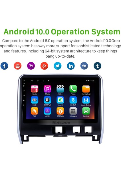 Nissan Serena 2016-2018 Android Auto Carplay Navigasyon Multimedya Sistemi fırsatları