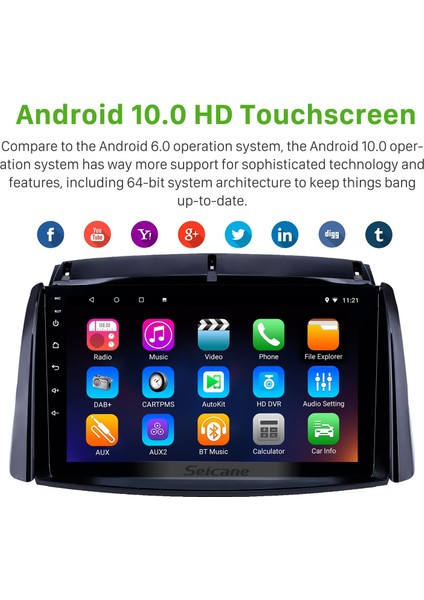 Renault Koleos 2009-2016 Android Auto Carplay Navigasyon Multimedya Sistemi fırsatları