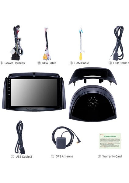 Renault Koleos 2009-2016 Android Auto Carplay Navigasyon Multimedya Sistemi indirimleri