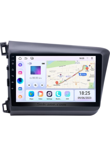 Honda Civic 2012 Android Auto Carplay Navigasyon Multimedya Sistemi