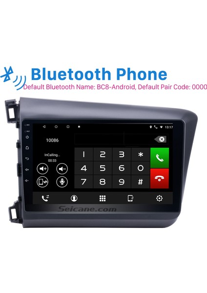 Honda Civic 2012 Android Auto Carplay Navigasyon Multimedya Sistemi modelleri