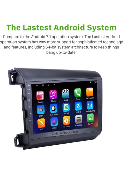 Honda Civic 2012 Android Auto Carplay Navigasyon Multimedya Sistemi fırsatları