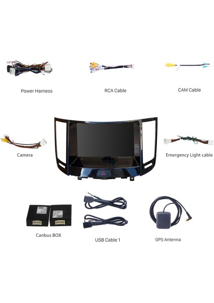 Infınıtı FX35 FX37 2009-2013 Android Auto Carplay Navigasyon Multimedya Sistemi indirimleri