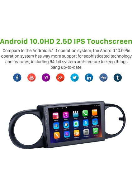 Toyota Rumıon Avalon Scion Xb 2007-2019 Android Auto Carplay Navigasyon Multimedya Sistemi fırsatları