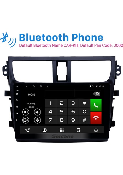 Suzuki Celerio 2015-2018 Android Auto Carplay Navigasyon Multimedya Sistemi modelleri