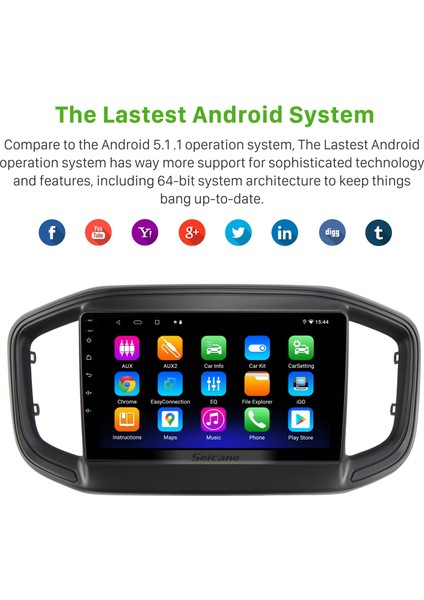 Fıat Strada 2020-2023 Android Auto Carplay Navigasyon Multimedya Sistemi fırsatları