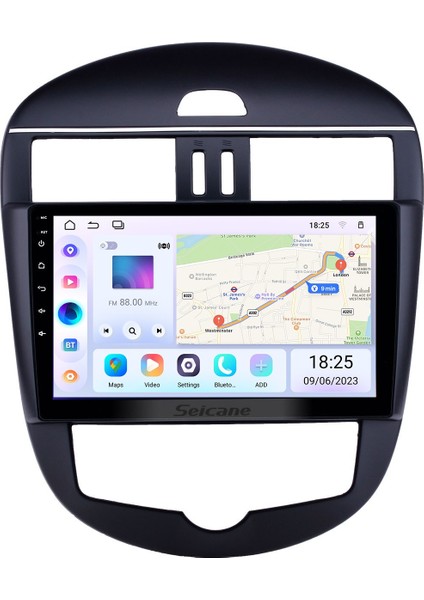 Nissan Tiida Otomatik Klima 2011-2014 Android Auto Carplay Navigasyon Multimedya Sistemi
