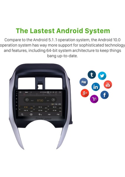 Nissan Sunny/almera 2014-2018 Android Auto Carplay Navigasyon Multimedya Sistemi indirimleri