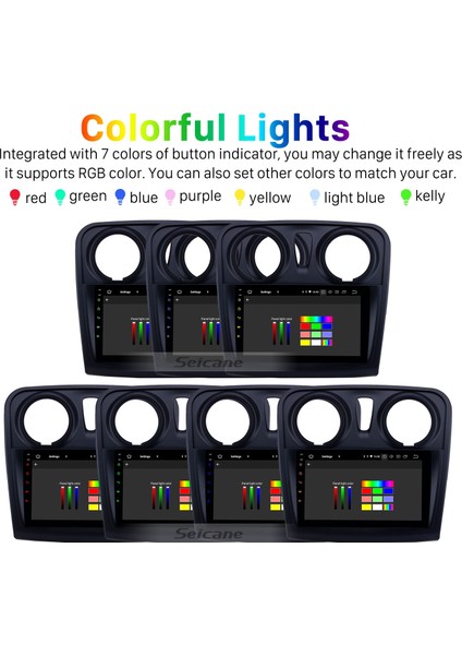 Renault Dacia Sandero 2012-2020 Android Auto Carplay Navigasyon Multimedya Sistemi modelleri