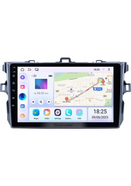 Toyota Corolla Pure 2006-2012 Android Auto Carplay Navigasyon Multimedya Sistemi