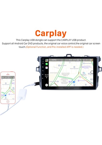 Toyota Corolla Pure 2006-2012 Android Auto Carplay Navigasyon Multimedya Sistemi fiyatları