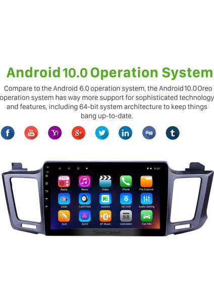 Toyota Rav4 2012-2015 Android Auto Carplay Navigasyon Multimedya Sistemi fırsatları