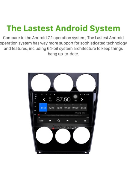 Mazda 6 2004-2015 Android Auto Carplay Navigasyon Multimedya Sistemi fırsatları