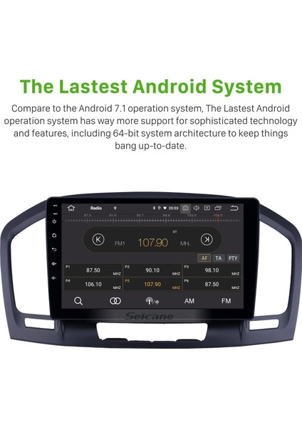Opel Insignia 2009 2010-2013 Android Auto Carplay Navigasyon Multimedya Sistemi