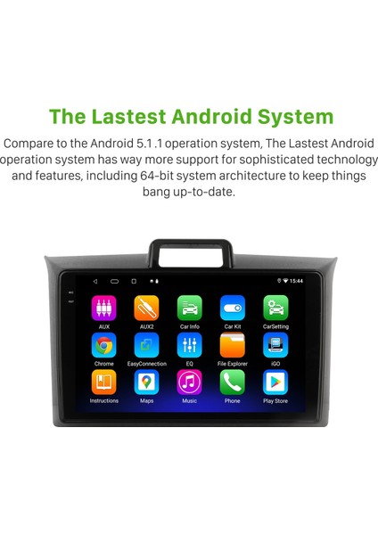 Toyota Corolla Axıo Fıelder 2015 Android Auto Carplay Navigasyon Multimedya Sistemi