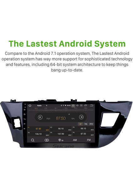 Toyota Corolla 11 2012 E170 E180 Android Auto Carplay Navigasyon Multimedya Sistemi indirimleri