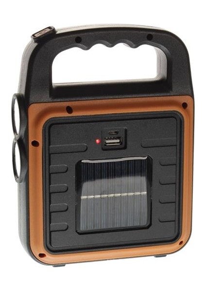 Taşınabilir 4 Farklı Fonksiyonlu Güneş Enerjili ve USB ile Şarj Olabilen Portatif LED Işıldak HS-8020 (4886)