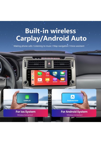 Toyota 4 Runner 2009-2017 Android Auto Carplay Navigasyon Fiyatı