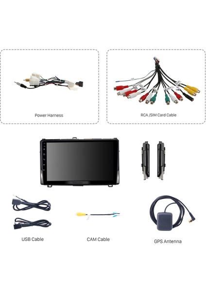 Toyota Corolla 2017 Android Auto Carplay Navigasyon Multimedya Sistemi indirimleri