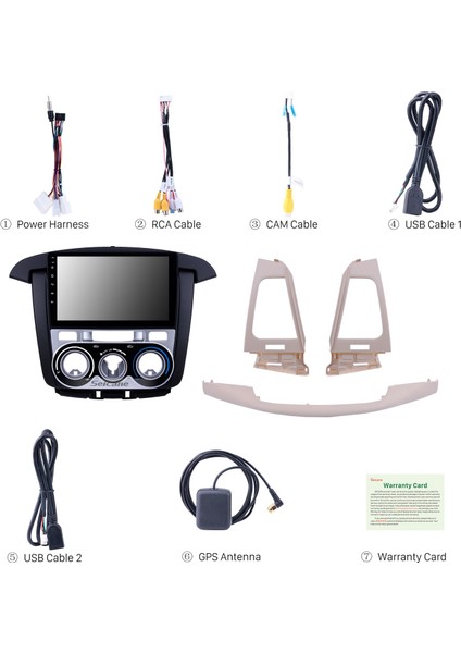 Toyota Innova Manuel A/c 2007-2011 Android Auto Carplay Navigasyon Multimedya Sistemi indirimleri