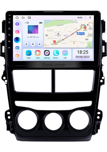 Toyota Vios Yaris Manuel Klima 2018 Android Auto Carplay Navigasyon Multimedya Sistemi