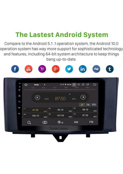 Mercedes Benz Akıllı 2011-2015 Android Auto Carplay Navigasyon Multimedya Sistemi indirimleri